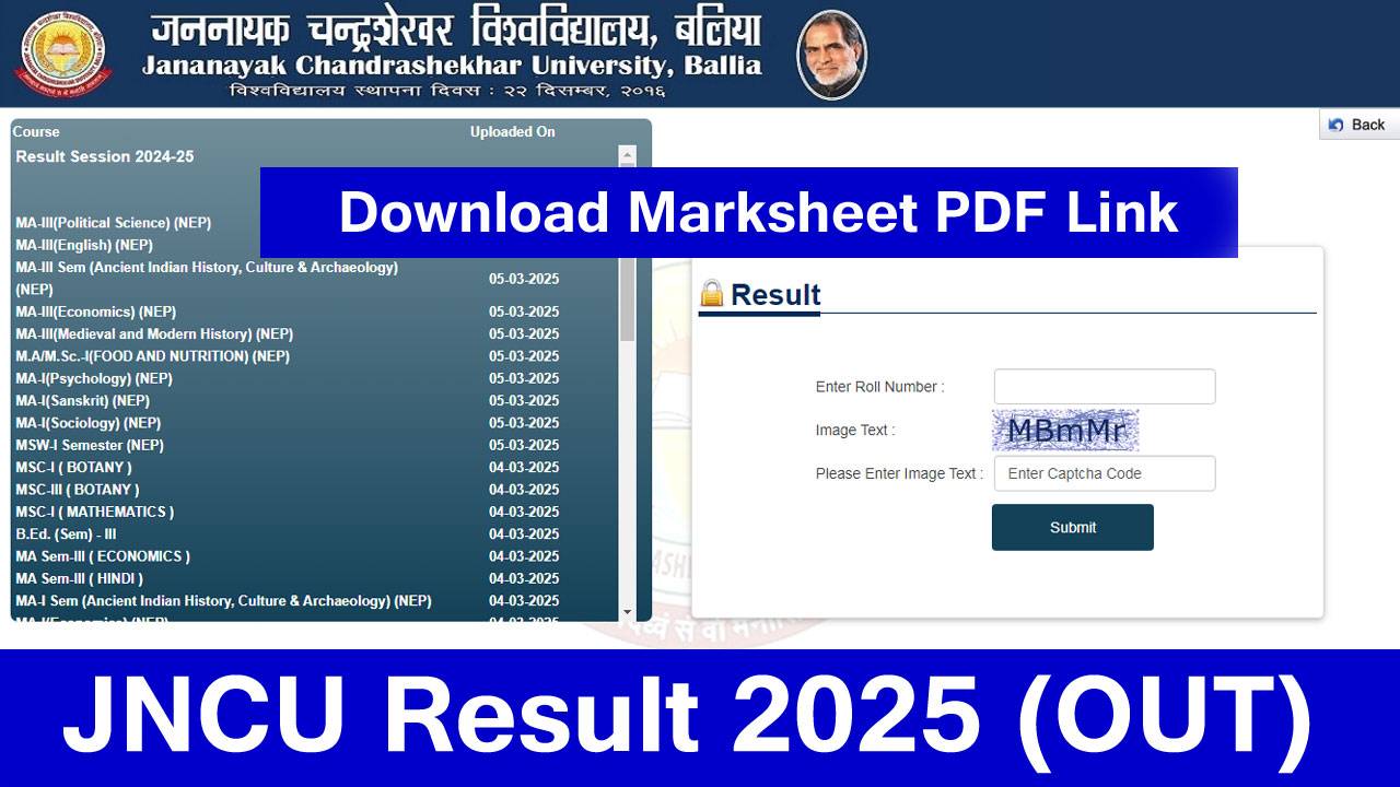 jncu result 2025